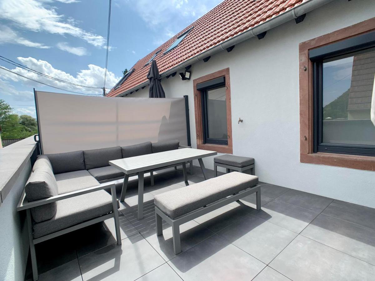 Chez Arnaud Et Thomas Apartment Dinsheim Exterior foto