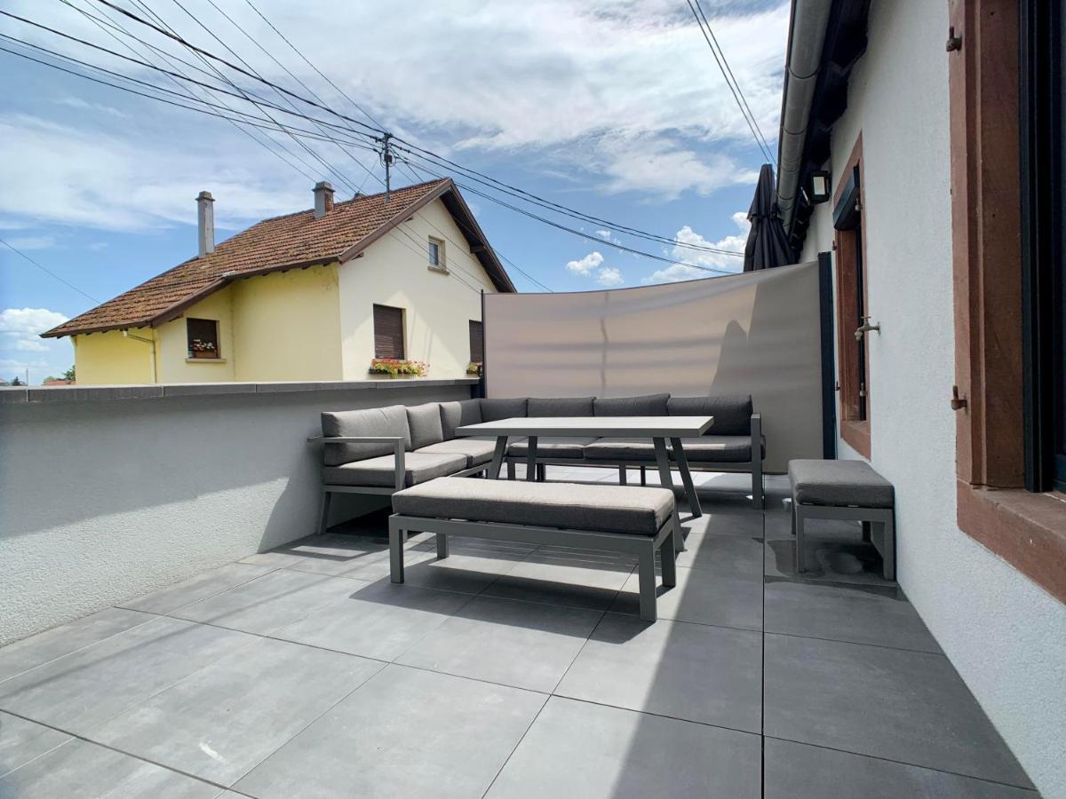 Chez Arnaud Et Thomas Apartment Dinsheim Exterior foto